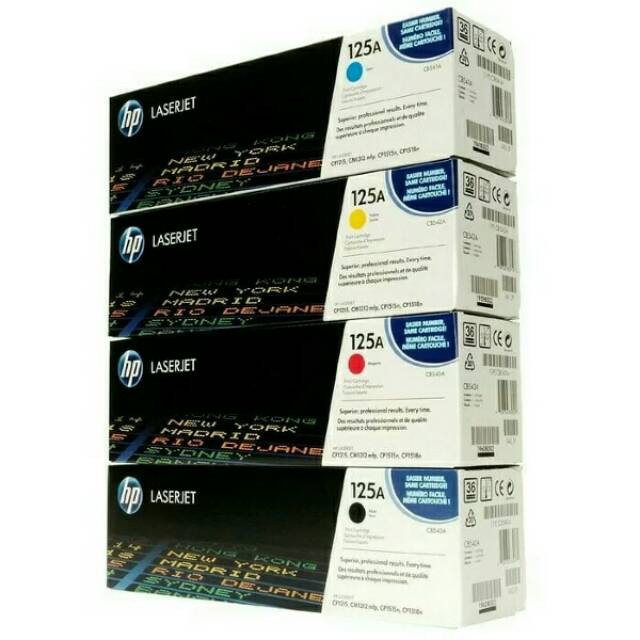 TONER HP LASERJET 125a black colour - Hitam