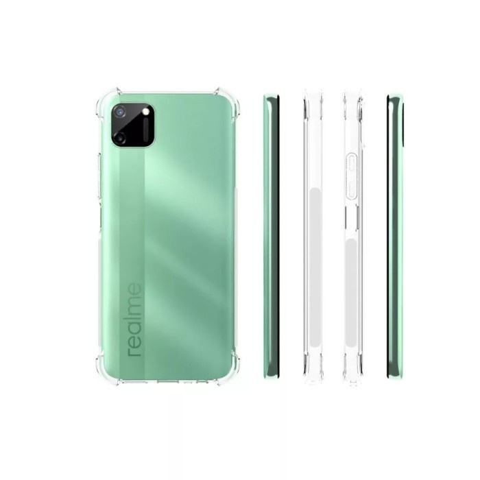 REALME C11 2021 C20 C21 C21Y C25 C25S CASE ANTICRACK SOFTCASE SILIKON BENING CLEAR SOFT BUMPER ANTI CRACK CASING TRANSPARAN COVER