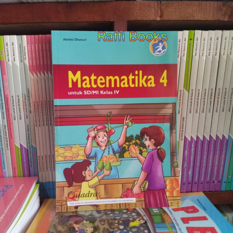 Jual Buku Matematika Kelas 4 Sd Quadra Indonesia Shopee Indonesia