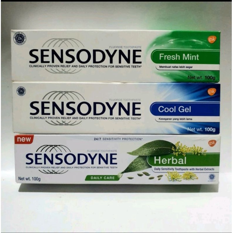 Sensodyne Pasta Gigi Cool Gel/Fresh Mint 100 gr