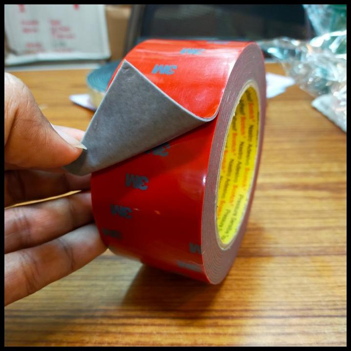 

3M 5666 Double Tape Abu" Perekat Aksesoris Mobil-Motor 5Cmx4,5M