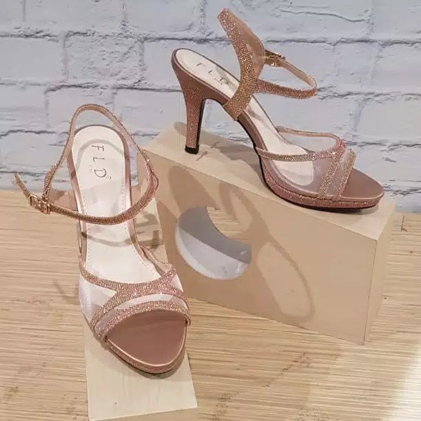 FLADEO SOES LADIES SEPATU HAK TALI WANITA / LDFH-493 / SEPATU HEELS CEWEK