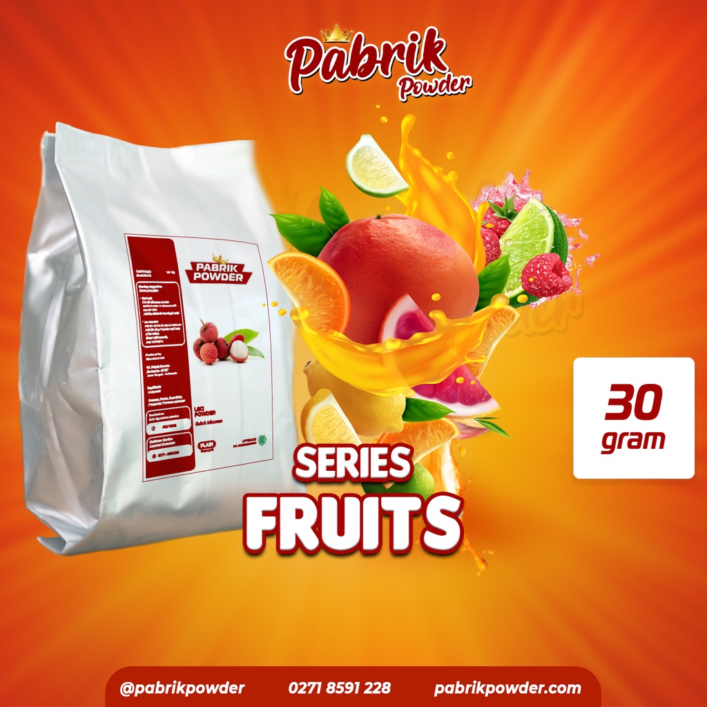 Powder Minuman Varian Fruit  30 gram