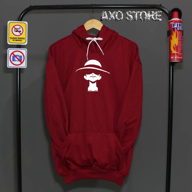 COD TERLARIS HOODIE SABLON LUFFY ONE PIECE 02 PREMIUM / PRIA &amp; WANITA / Sweater / Switer / Hoodie Kekinian / Hoodie Hits / Switer Pria/Hoodie Polos/ SIZE S M L XL XXL 2XL XXXL 3XL Termurah Murah Ukuran Big Size Jumbo