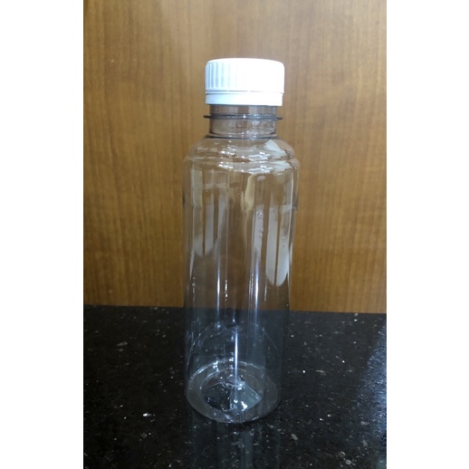 Botol almond 250 ml long neck Tutup putih