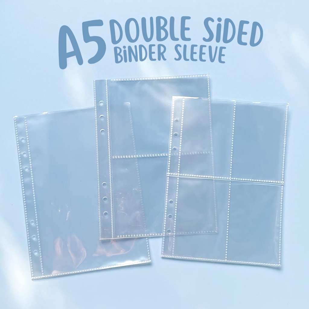 

(A5 Size / Two Sided) Sleeve Binder A5 4P / 2P / 1P (Min 5 lembar)