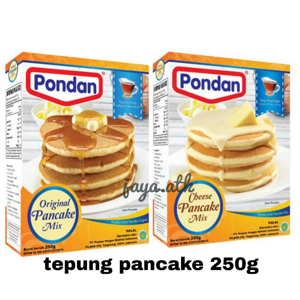 TEPUNG PANCAKE INSTAN PONDAN ORIGINAL KEJU 250 GRAM PREMIX PANCAKE TEPUNG PREMIX PANCAKE ENAK