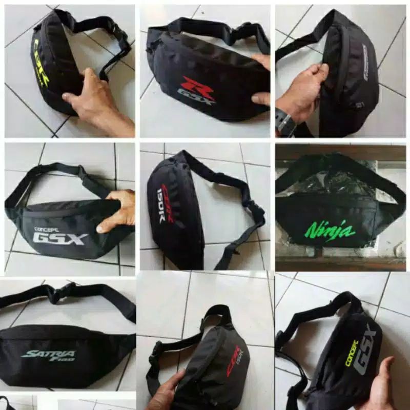 TAS SELEMPANG PRIA BIKER(NINJA,GSX-R, SATRIA,CBR)