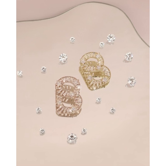 The Signature Star Flapper Brooch Buttonscarves (Gold)