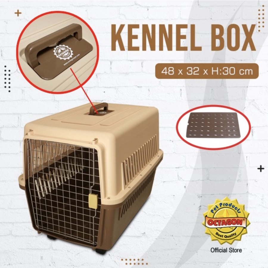 Kennel Box Octagon KN-1010 Pet Cargo Pet Carrier Anjing Kucing