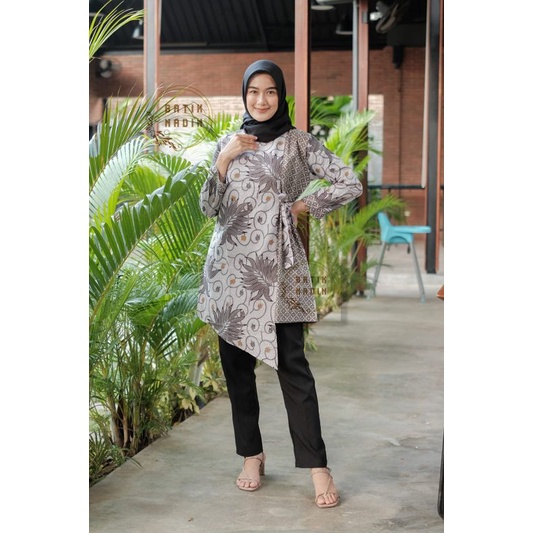 BAJU BATIK MONALISA GENES M L XL XXL L4 L5 L6 ASLI.