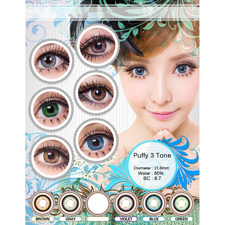 Softlens Baby Color Puffy 3 Tones