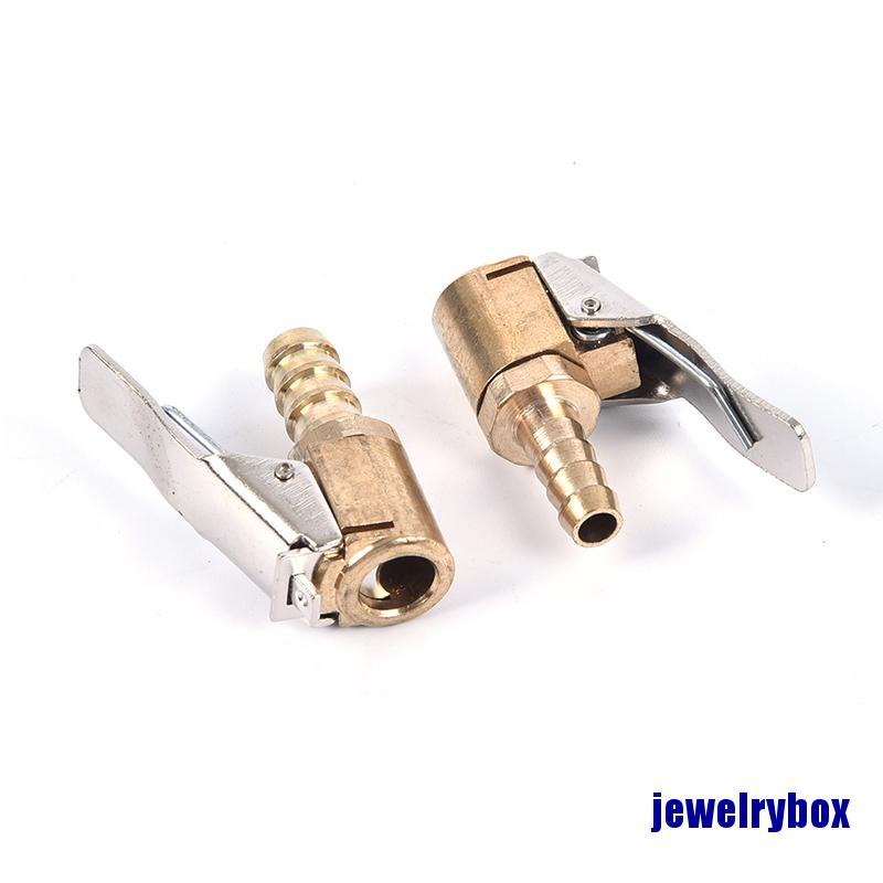 (Jewelrybox) Adaptor Konektor Katup Pompa Ban Mobil Bahan Kuningan