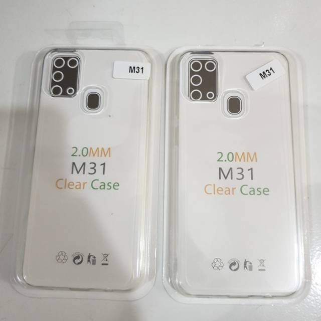 Samsung M31 Silicone Case Soft Case Tpu Transfaran- Clear