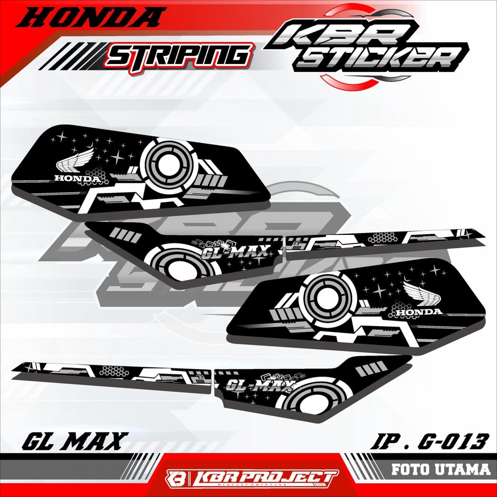 GL MAX (COD) STICKER STRIPING MOTOR GL MAX.13