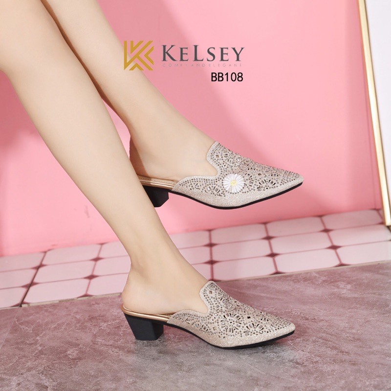 Sendal  Heels Wanita  Kelsey / Sendal Hak Tahu 5cm Wanita BB108