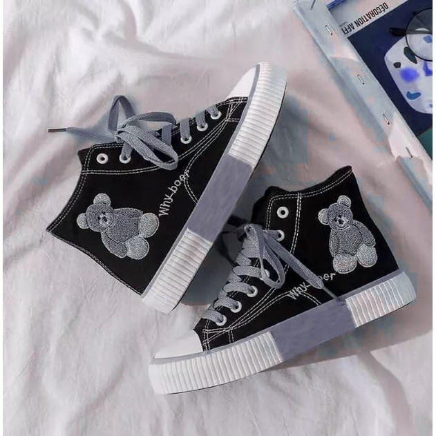 Sepatu Semi Boots Wanita Fashion Bear BR-06-1