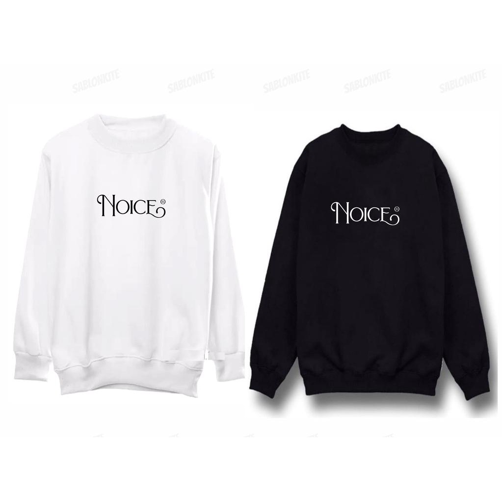 SWEATER UNISEX NOICE /// ATASAN UNISEX ALA KOREA /// CREWNECK FLEECE TEBAL HALUS PREMIUM KEKINIAN TERBARU''