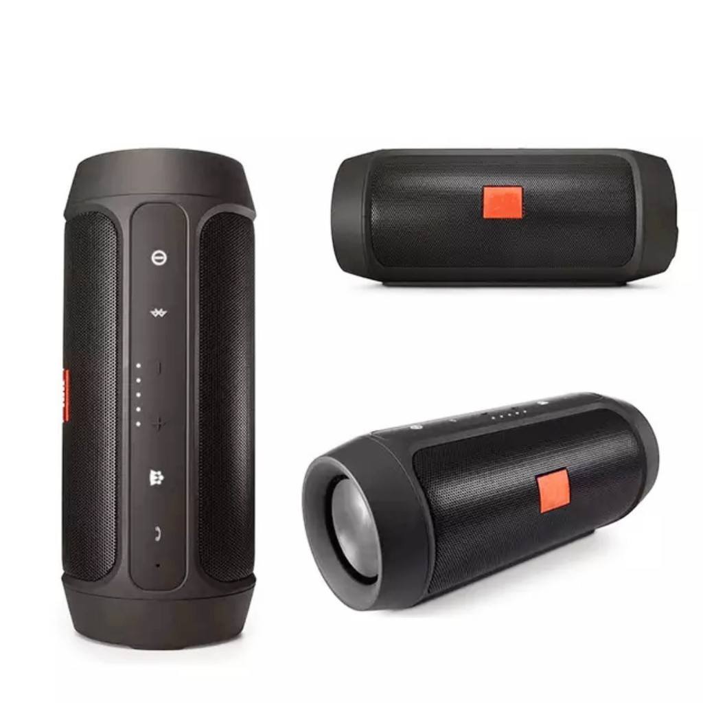 Speaker Bluetooth Murah!!!  Setara JBL Charge 2 Original + USB FLashdisk Original+ Up to 1000 lagu-Hitam