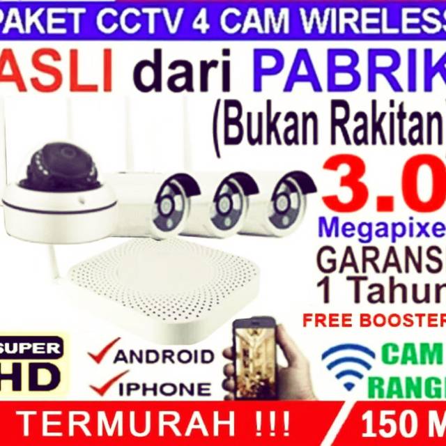 Paket wireless 2ch 1standar 1panoramic