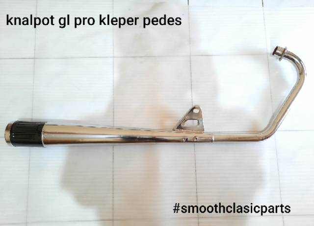 Knalpot gl pro gl max bahan tebal kleper pedes-1