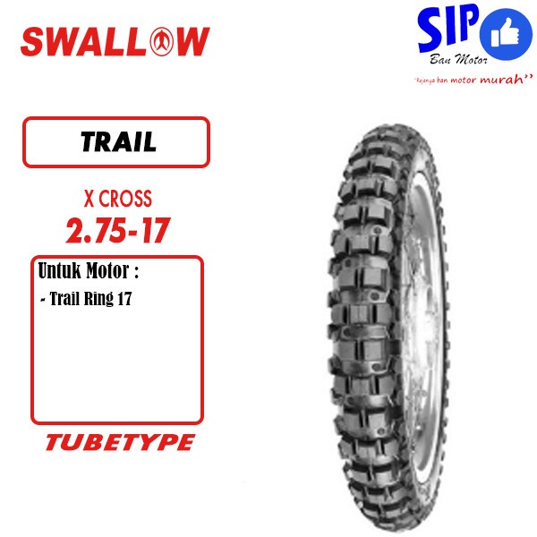 Ban Swallow X-Cross SB-111 2.75/ 275 ring 17 Tubetype