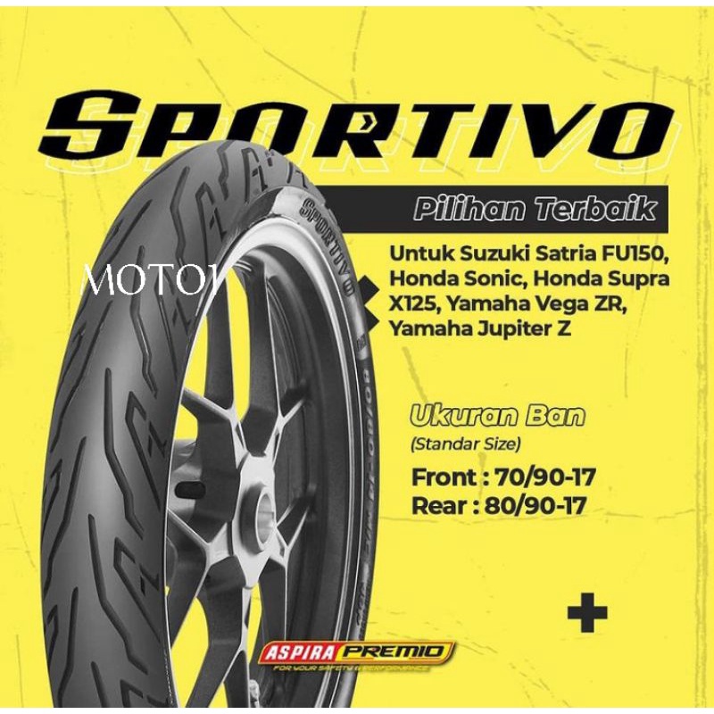 BAN ASPIRA PREMIO 70/90-17 SPORTIVO / TUBELESS