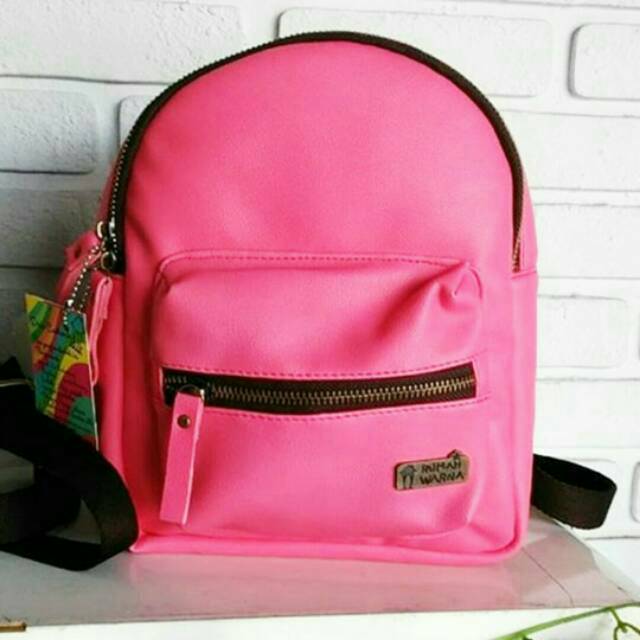 Tas Ransel Imoet Pink  Fanta  Rumah Warna  Shopee Indonesia