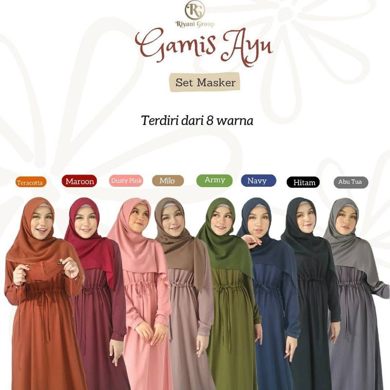 gamis ayu /gamis /riyani