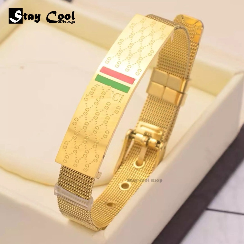 Gelang Titanium Wanita Flat Rose Gold Anti Karat / Gelang Wanita Titanium Asli Ori / Gelang Titanium Wanita Korean