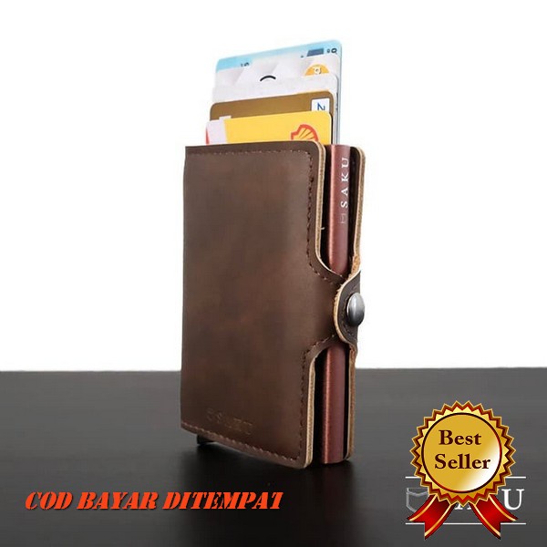 Jual Dompet Pria Branded Korean Style K8J0 Dompet Pria Kulit Asli SAKU