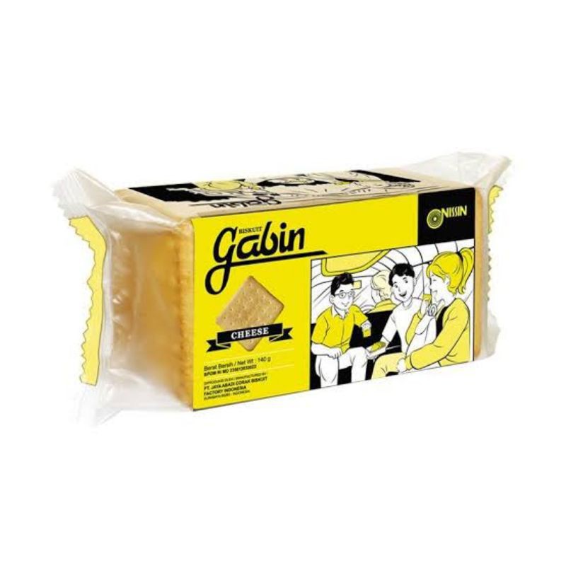 

Nissin Biskuit Gabin Cheese 140 gr