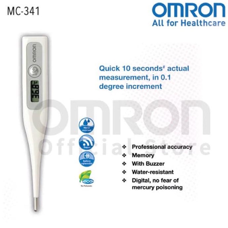 Termometer Digital Omron MC 343/Termometer Omron MC 341