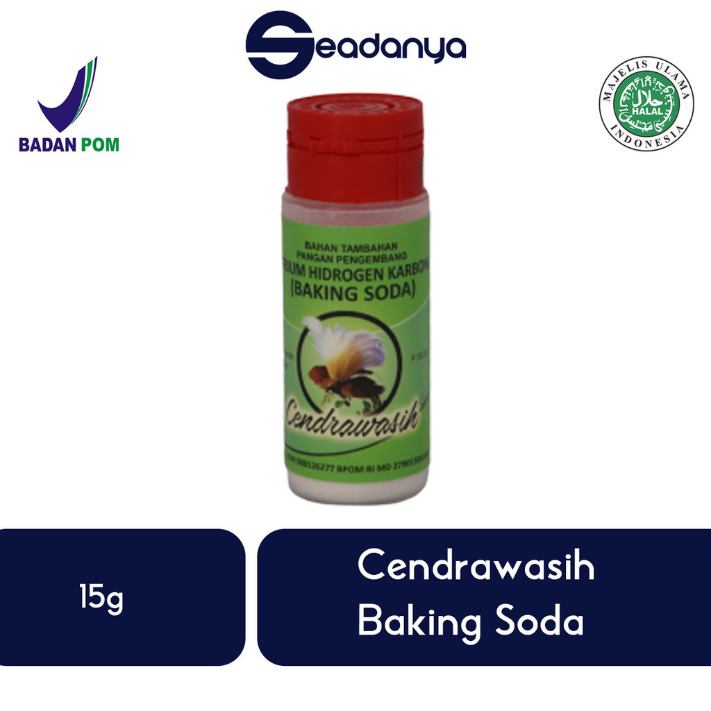 

Baking Soda Cendrawasih 15g -Halal MUI BPOM