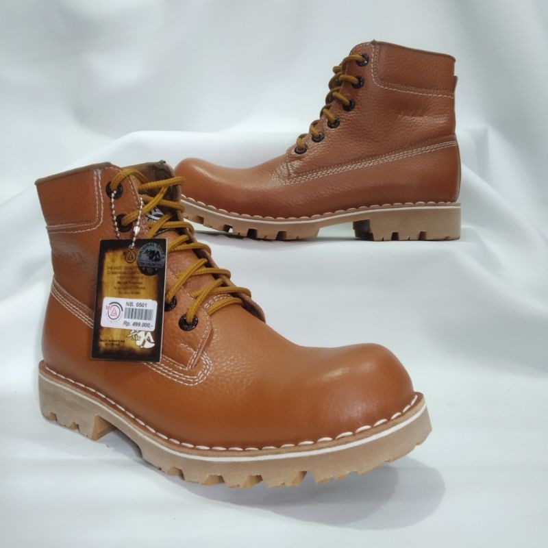Mr.LA 39-43 NB 501S Tan - Safety Boot Leather