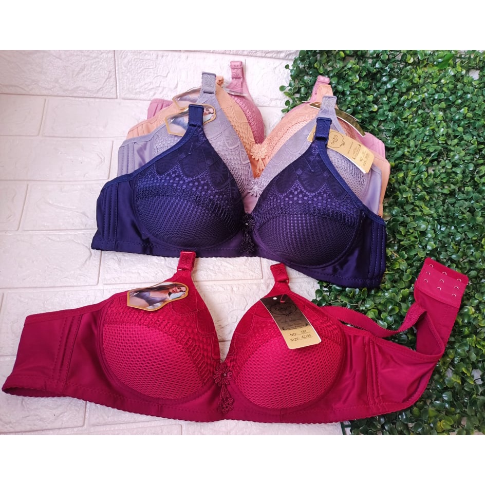 Bra bh tanpa kawat cup B / bisa plih warna / size 36 38 40 42 /real picture