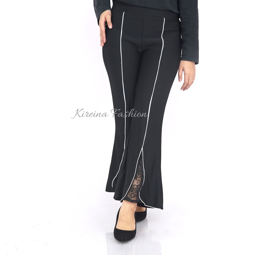 Celana Cutbray Scuba Wanita Celana Cutbray Premium Kode 2292 | Kireina Fashion