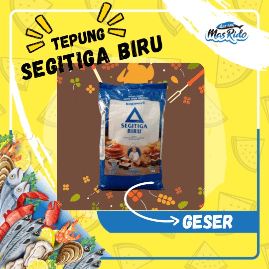 

Tepung Terigu Segitiga Biru Halus Serbaguna Terigu Protein Premium