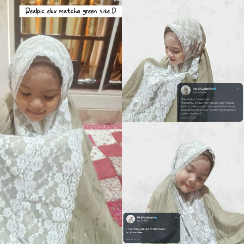 READY MUKENA ELUX ANAK 2022 ORIGINAL DALANOVA