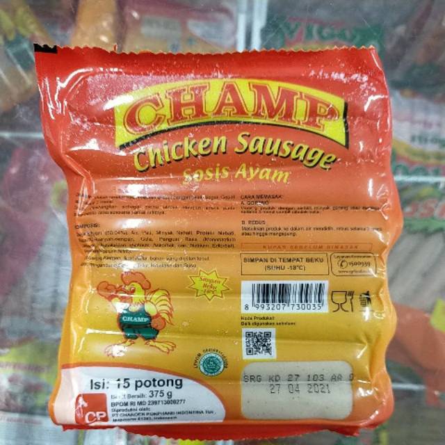 

Champ sosis 375gr (15pcs)