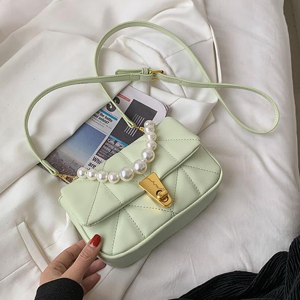 BQ 3152 RISCE TAS SELEMPANG IMPORT WANITA CEWEK PEREMPUN JAKARTA BATAM TALI MUTIARA