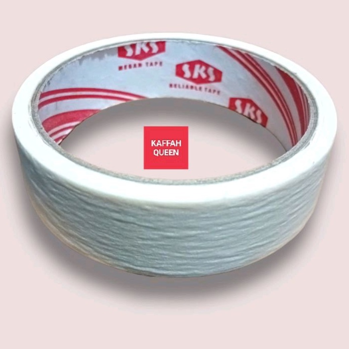 Lakban Kertas SKS 1 inch / Masking Tape
