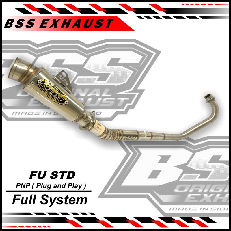 Knalpot BSS FU STD Original BSS