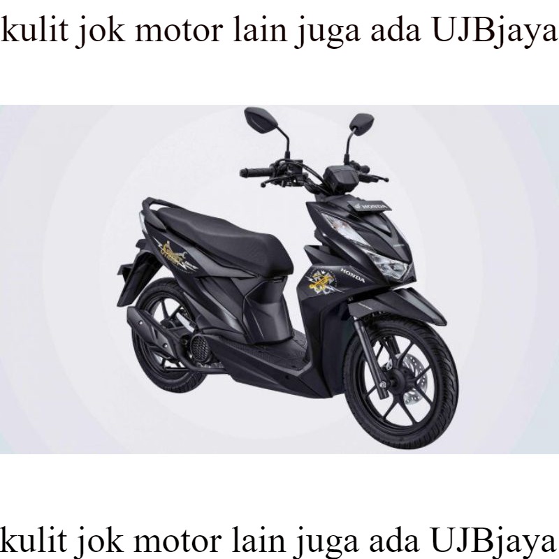 Kulit Jok Motor  Beat Street Standar / Bahan Ori Sarung Jok Motor  Beat Street A7