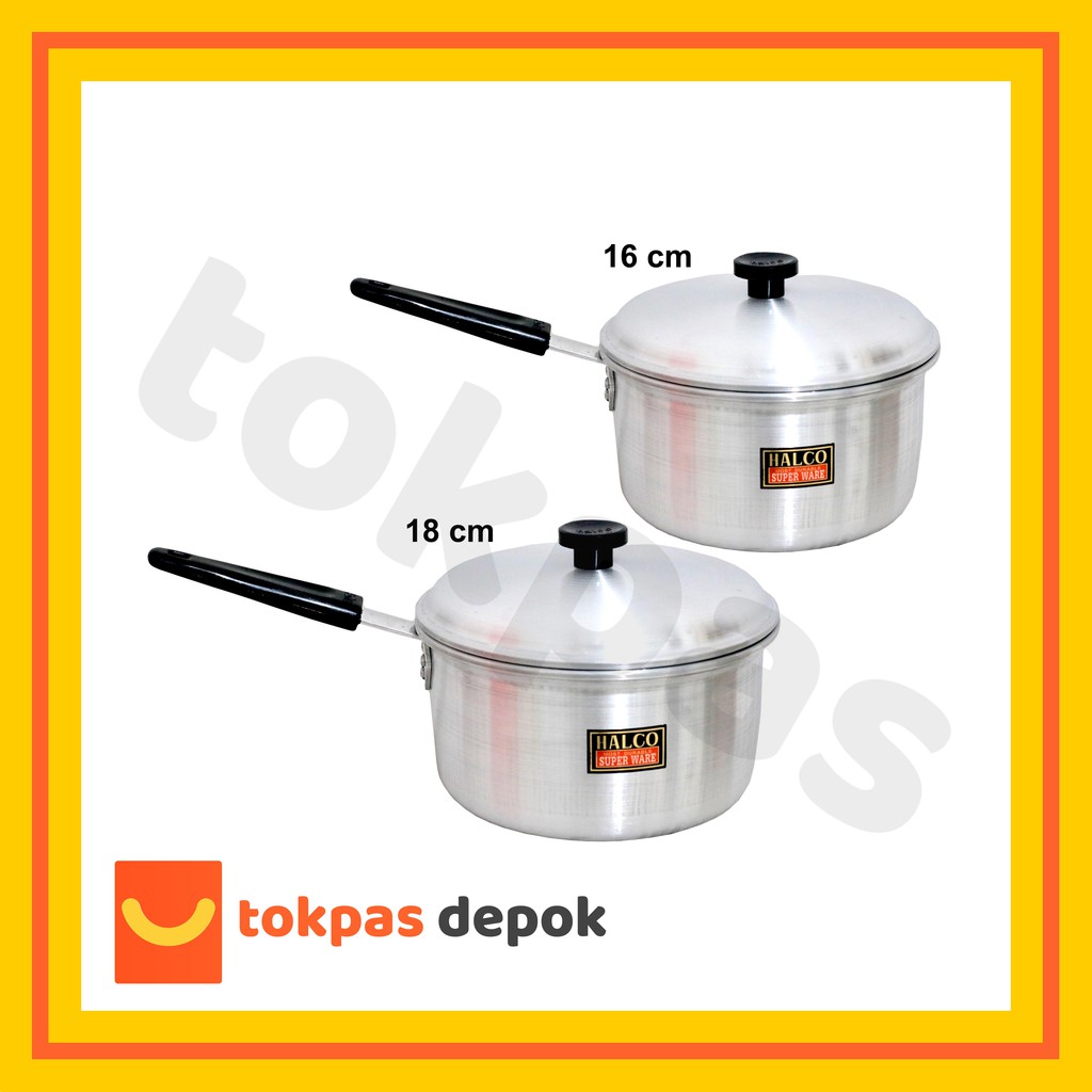 Panci Susu A 302 Halco 16 cm dan 18 cm