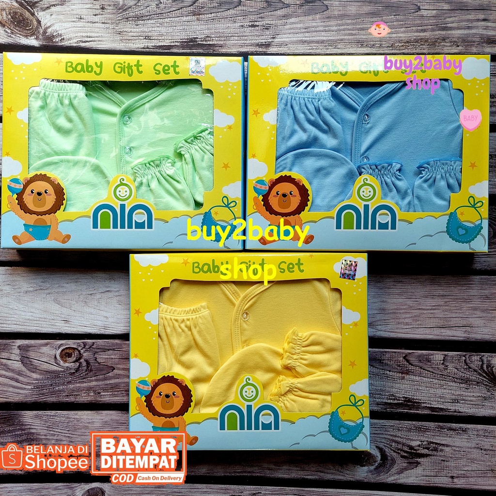 Paket Kado bayi Baby Gift Set NIA 5 in 1