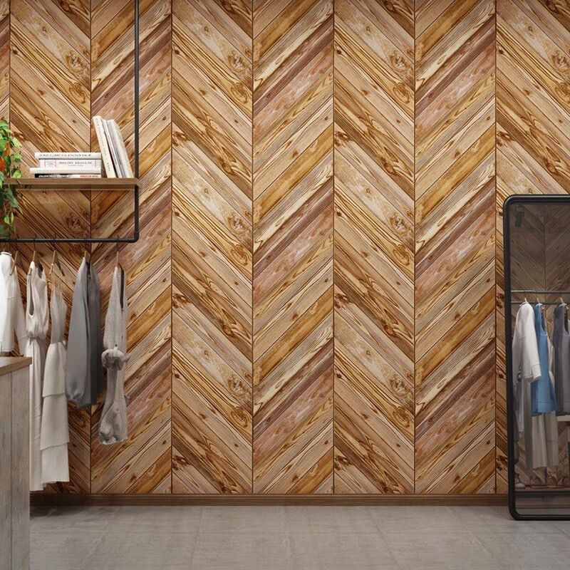 Wallpaper Dinding Kayu Panah Klasik 10mx45cm