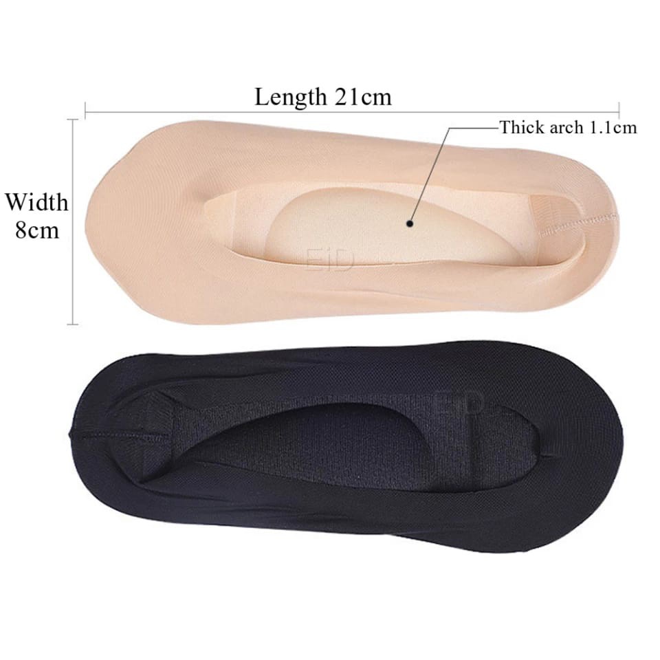 INSOLE 3D WANITA INVISIBLE ALAS SEPATU WANITA KAUS KAKI BALET KAUS KAKI INVISIBLE INSOL SEPATU EMPUK