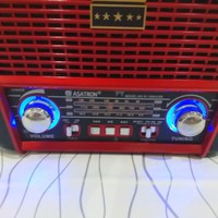 Radio/Music Player 3 Band FM AM SW AC DC+Senter ASATRON R-1095USB