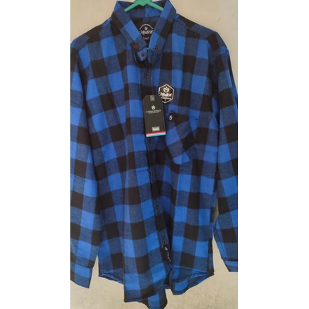 KEMEJA PRIA POLOS  KOTAK-KOTAK TEBAL DINGIN FLANEL OUTFIT KERJA DAN JALAN